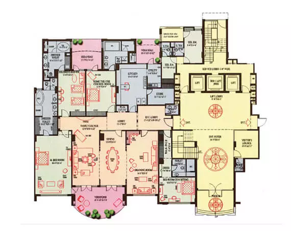 trump tower layout