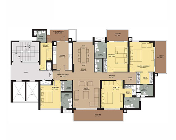 trump tower layout