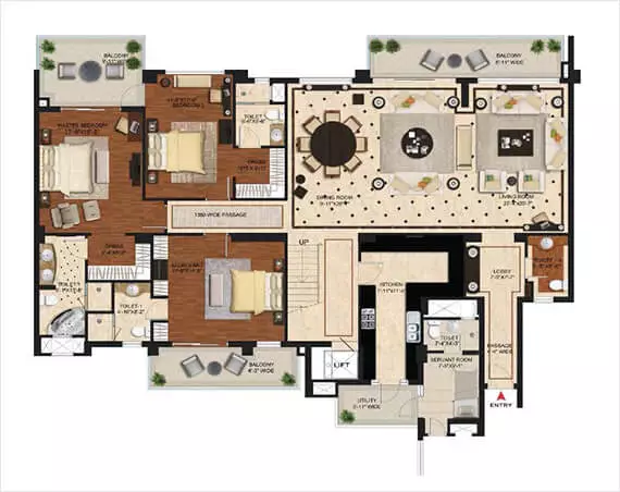 trump tower layout