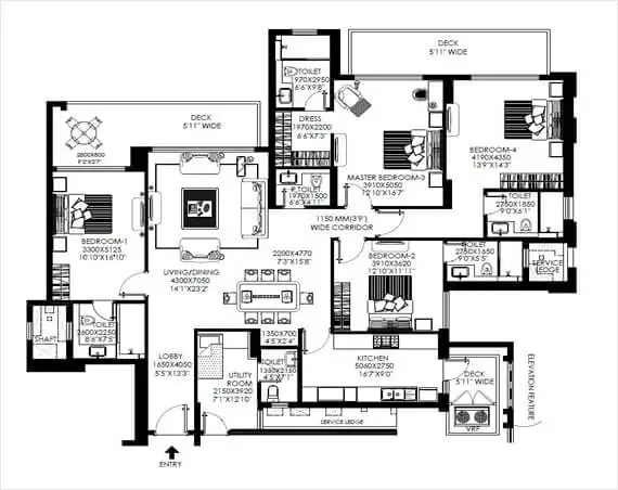 trump tower layout