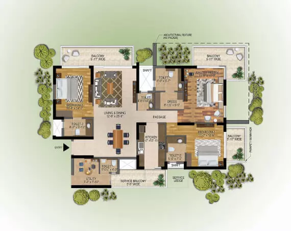 trump tower layout