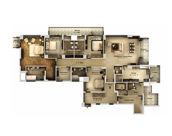 trump tower layout