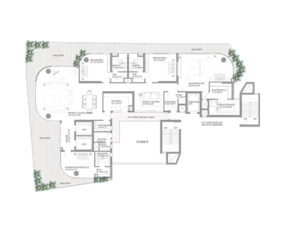 trump tower layout