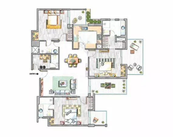 trump tower layout