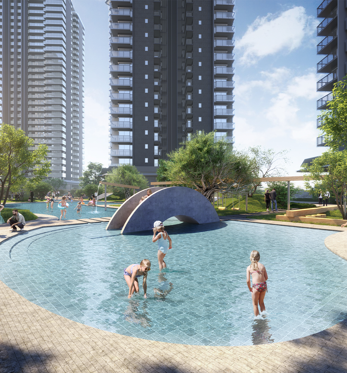 Krisumi Waterside Residences - Kids pool