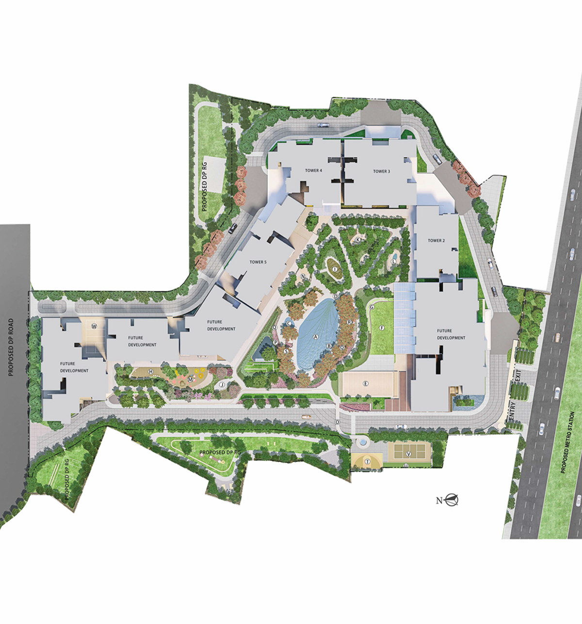 DLF The West Park - Mumbai - Master Layout